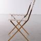 Vintage Hollywood Regency Plexiglass Dining Chair 1970s