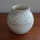 Small vase ball enamelled white