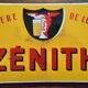 Ancienne plaque émaillée "Zénith bière de luxe" 38x58cm 50's
