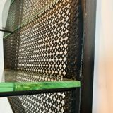 Wall shelf floor lamp