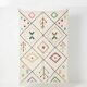 Colourful Berber patterned rug