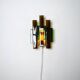 Sculptural Glass Wall Light By Svend Aage Holm-Sørensen For Holm-Sørensen & Co, Denmark 1960S