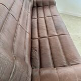 De Sede DS-84 vintage 3-seater designer thick buffalo leather sofa