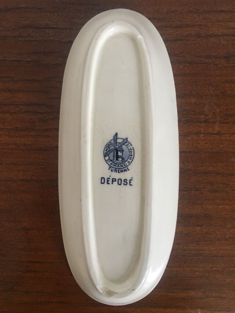 Earthenware soap door, Saint Amand - Hamage, "Turenne" model