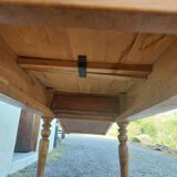 wooden table with extensions