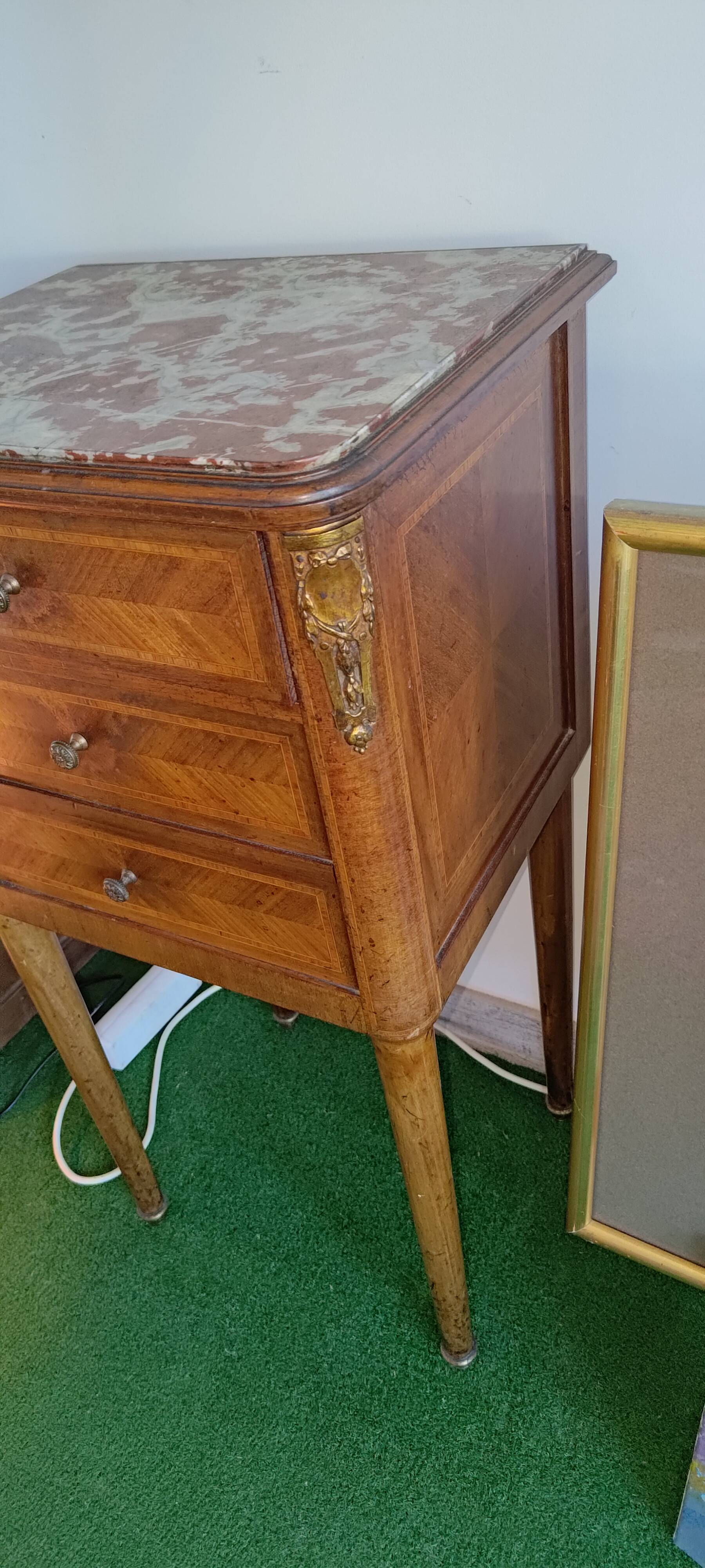 19th-century bedside or side table