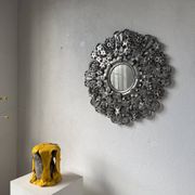 Miroir mexicain vintage en métal