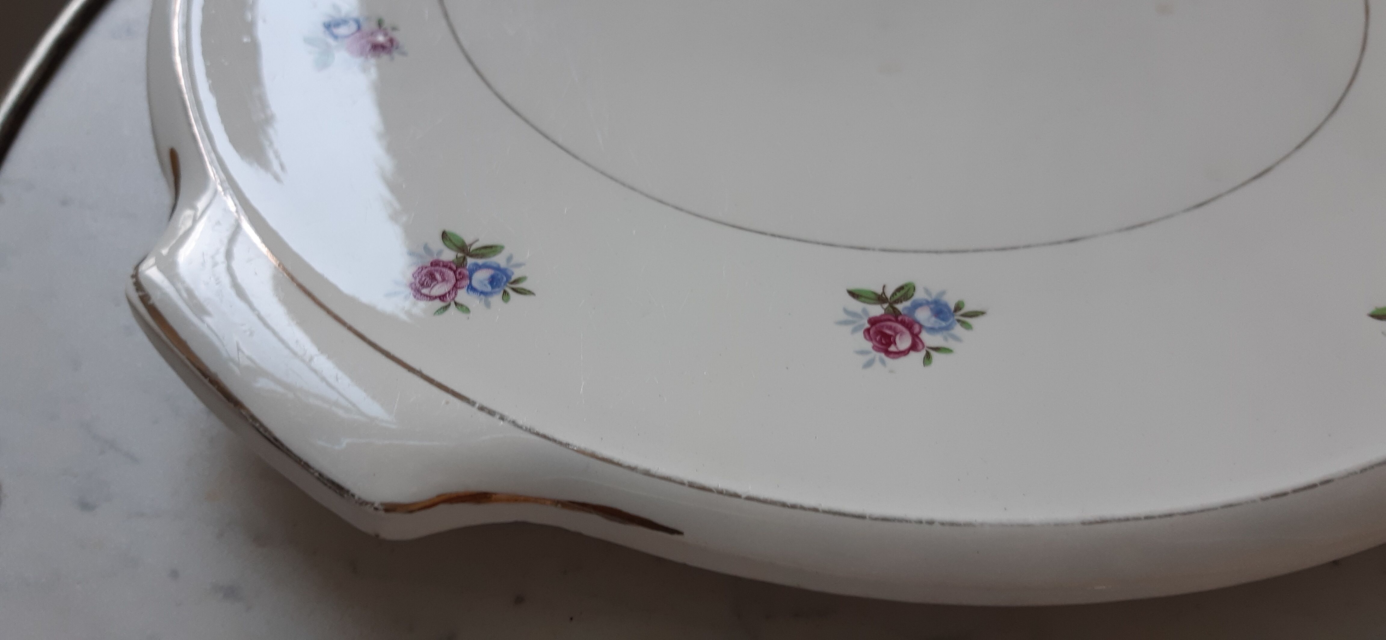 Cake / pie dish Digoin Sarreguemines