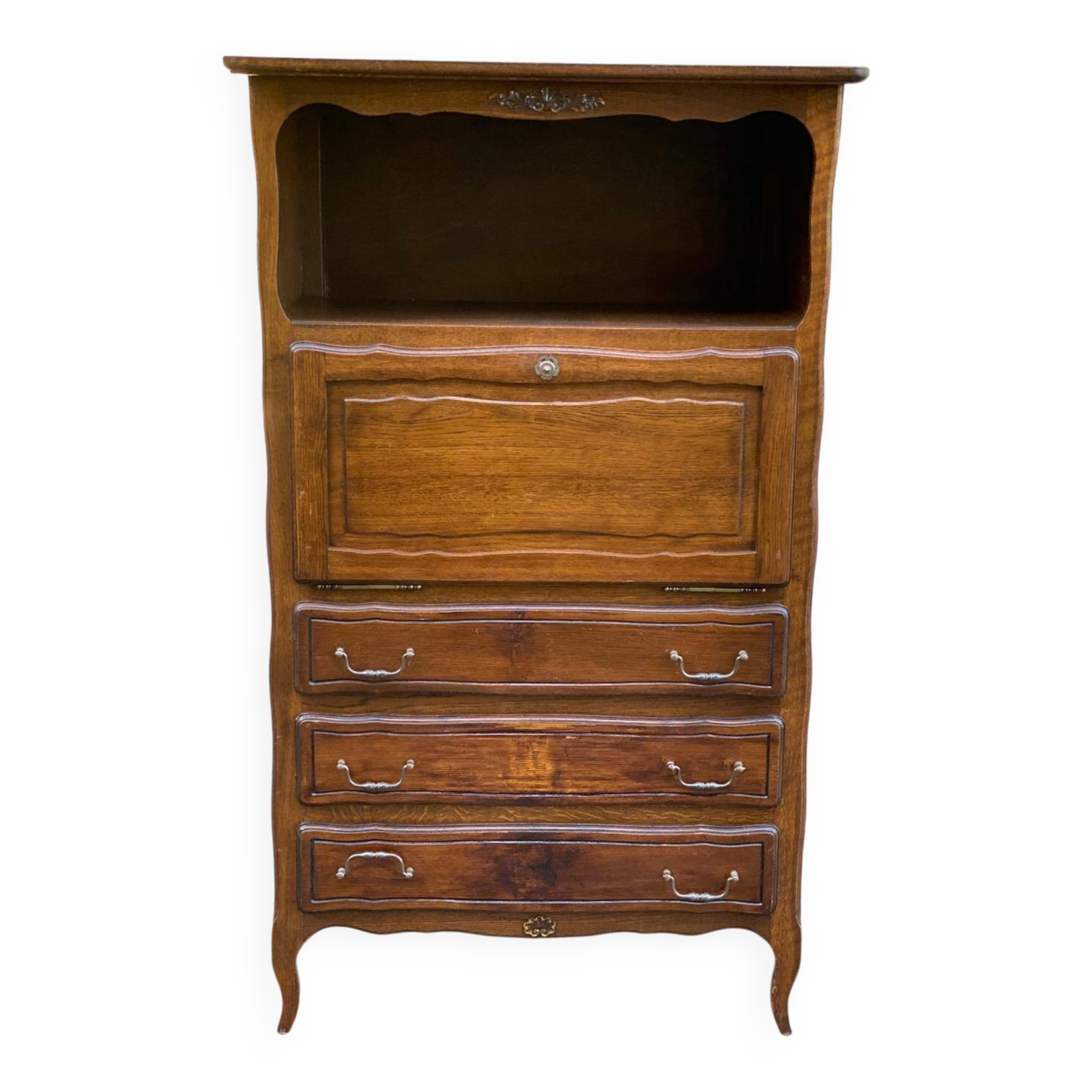 Louis XV style wooden secretary