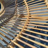 Sunburst Rattan Armchair