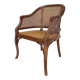 Fauteuil canné modèle Faux bambou marque Grange