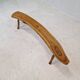 Wooden Tree Trunk Bench, France 1960s