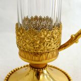 Swan neck soliflore vase in Empire style