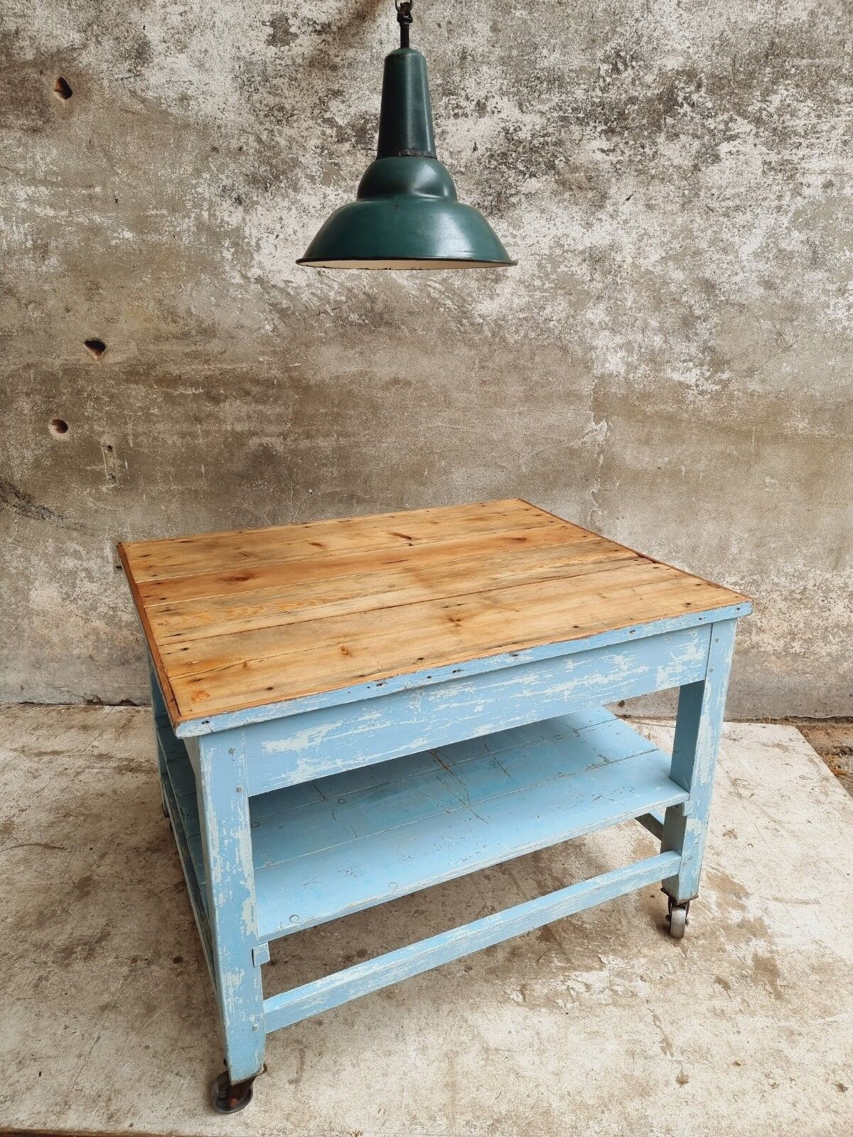 Old work table side table display table kitchen island