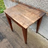 Solid wood desk with 1 drawer 75x52cm