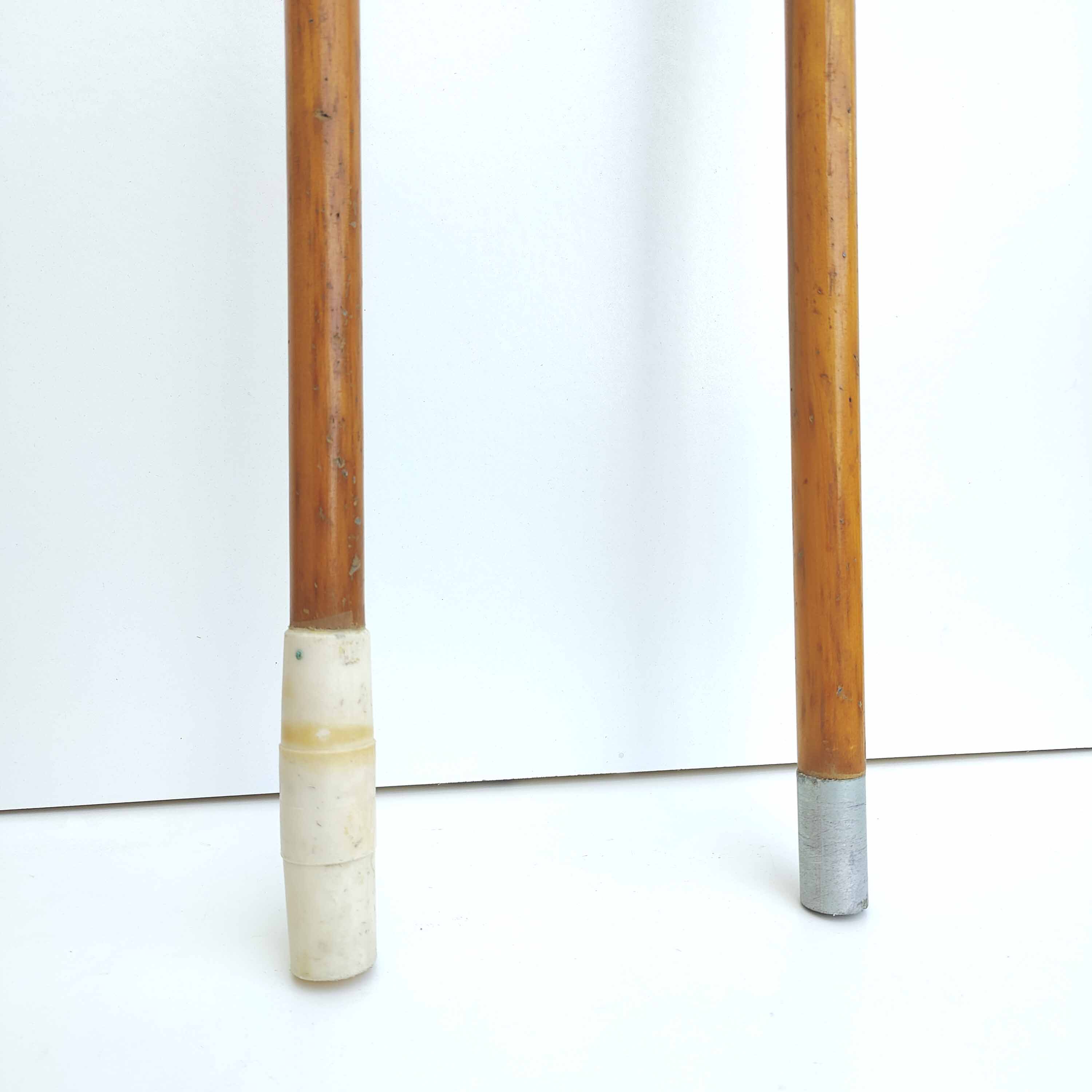 Vintage wooden paddles