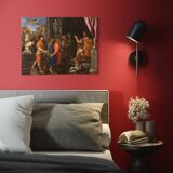 Antique Italian painting from the 17th century