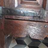 Rustic entrance furniture a carved door solid oak style with fitting