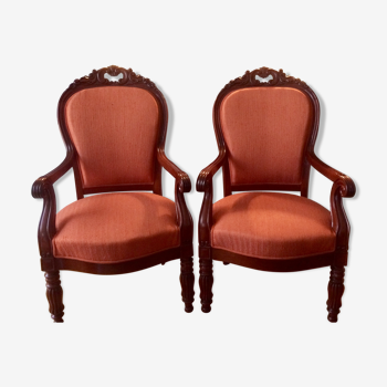 Pair of armchairs