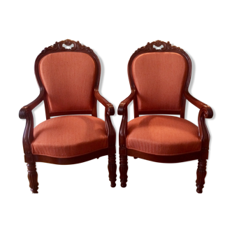 Pair of armchairs
