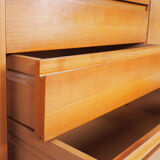Cherry sideboard with drawers, 1960s