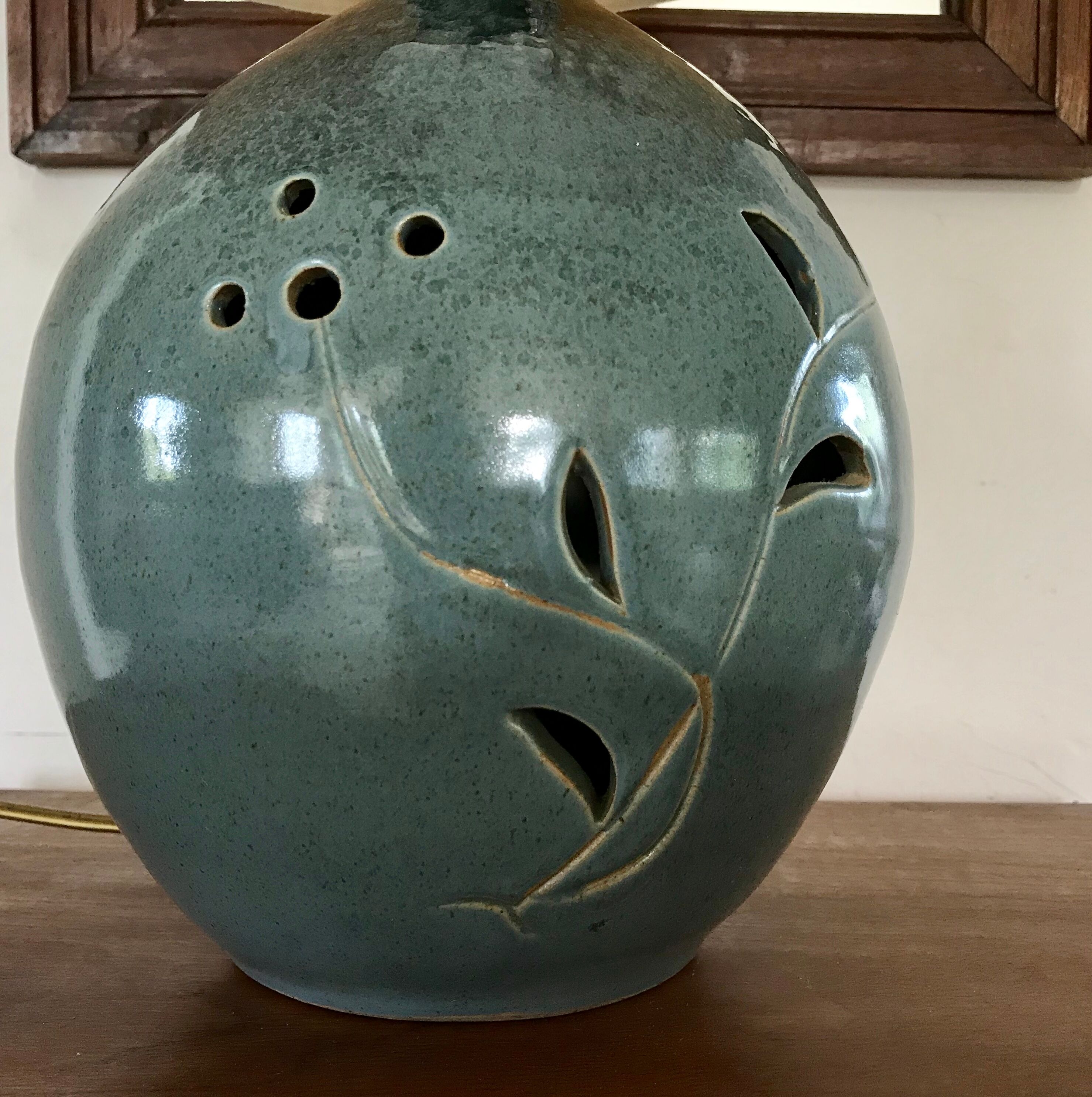 Vintage ceramic lamp