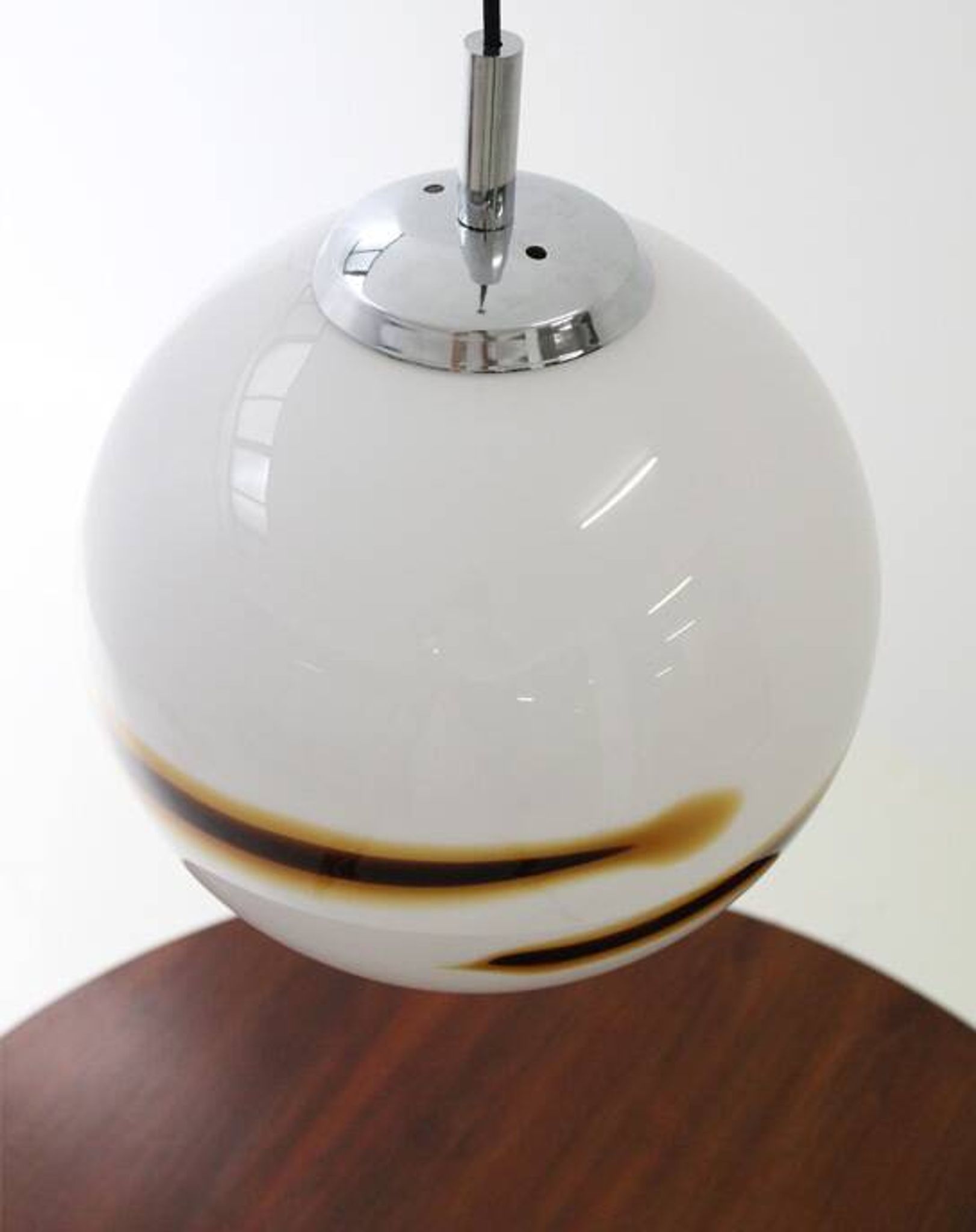 Glass pendant by Mazzega, Italy, 1970