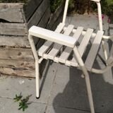4 garden armchairs