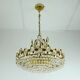 Mid century chandelier Palwa crystal glass