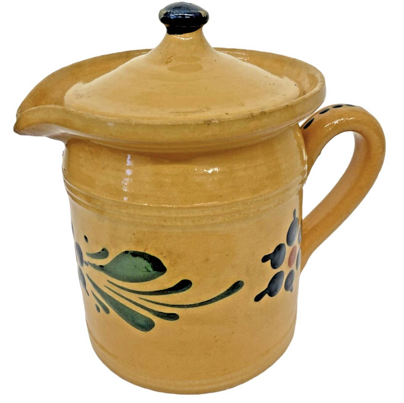 Pot à lait de Savoie en terre cuite vernissée