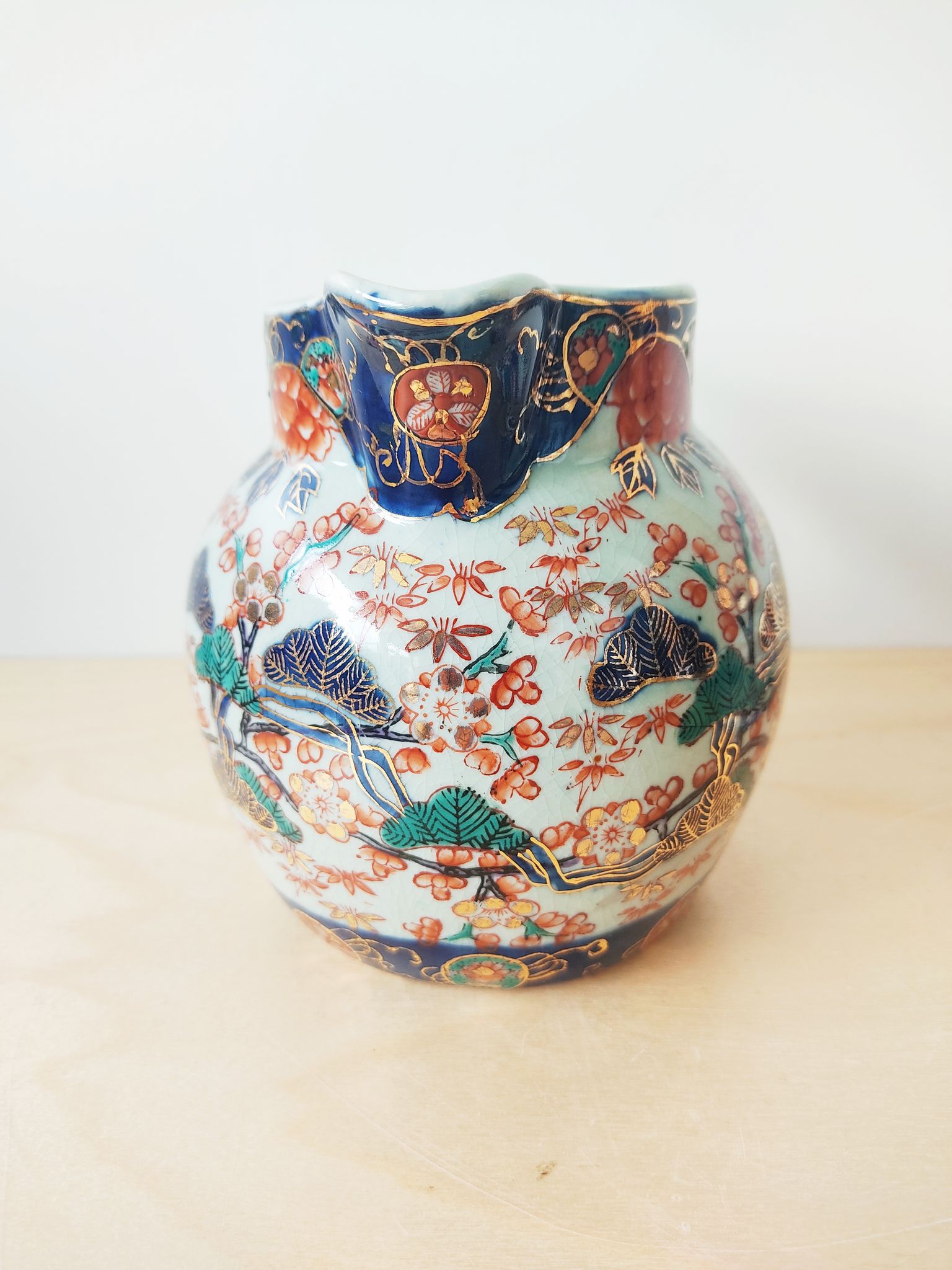Ironstone China imari jug