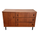 Coiffeuse de style scandinave en bois plaqué , années 70