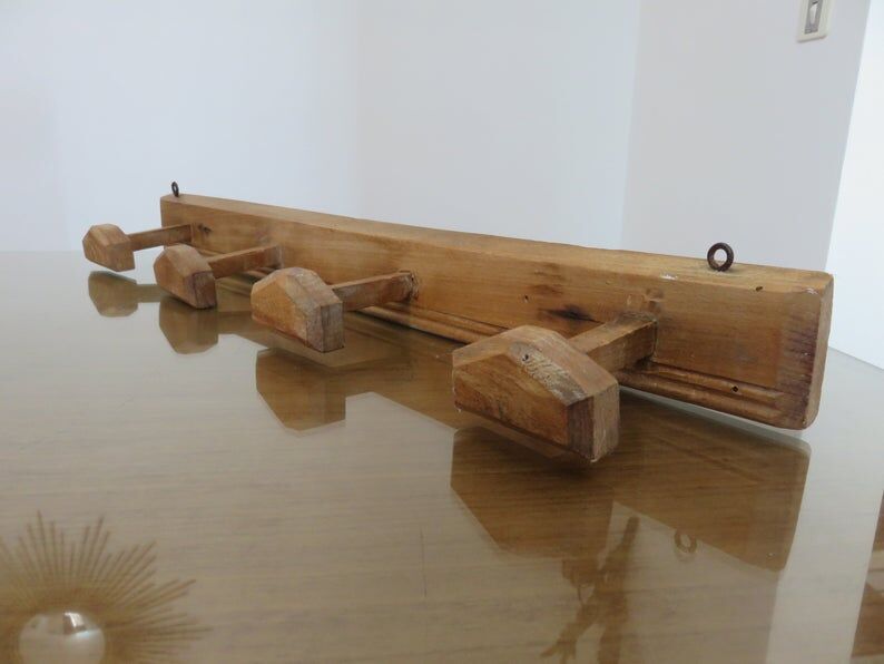 Wabi sabi coat rack 4 patères 40 50