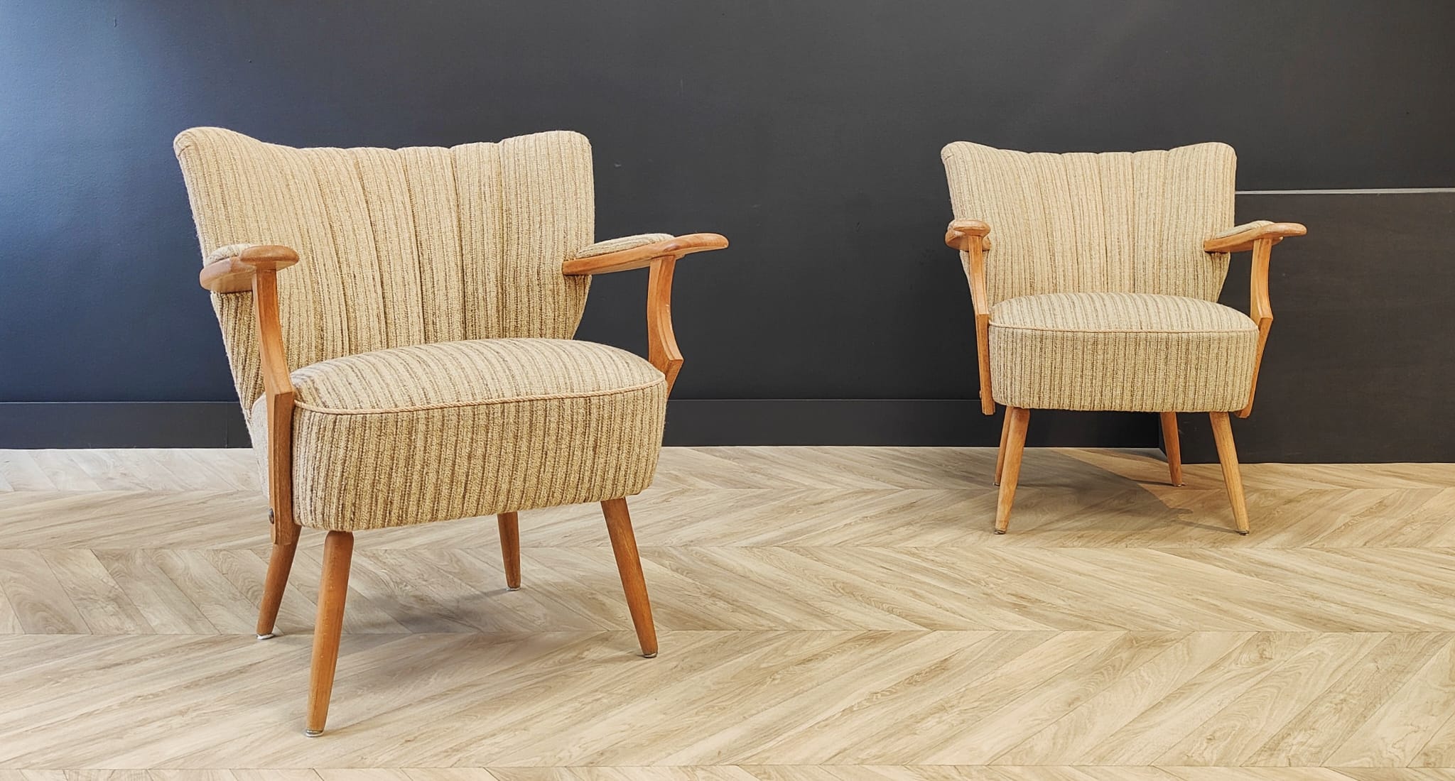 Two mid century armchairs 1960