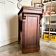 Counter, reception furniture in solid wood early twentieth century