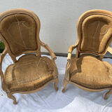 Pair of Louis XV style convertibles from the early 20th century