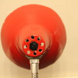 Aluminor desk lamp red 70's