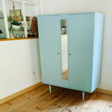 Painted wardrobe from the 50s