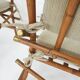2 fauteuils en bambou, Italie, années 1960