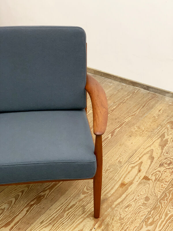 Fauteuil en teck par Grete Jalk pour France & Son, design danois, 1950er