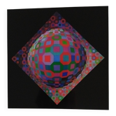 Victor Vasarely Serigraphy op art Editions du Griffon