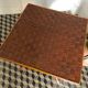 Table vintage en bambou et rotin