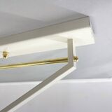 1950s Unique Ceiling Lights with Brass Details, Restored, 4 pieces available