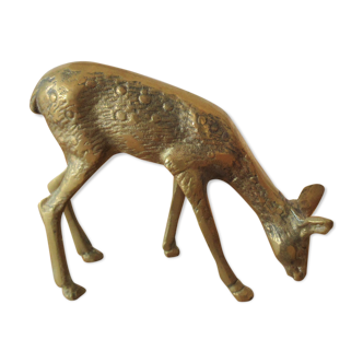 Brass fawn 11 cm