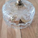 Transparent glass bonbonnière