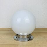 Art deco opaline globe wall light