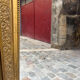 Antique gilded mirror