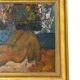 Mixed technique painting by Théo TOBIASSE (1927-2012) titled Daphnis and Chloé.