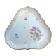 Triangular German porcelain platter