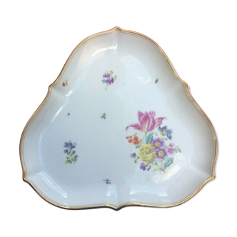 Triangular German porcelain platter